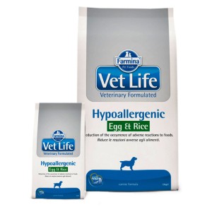 Vet Life Dog Hipoallergenic Egg & Rice 12 kg 