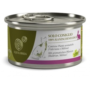 EQUILIBRIA Cat - 100% carne de IEPURE- conserva 85 g