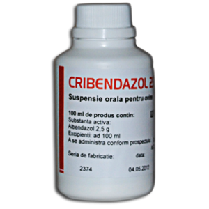 CRIBENDAZOL 2.5%, 100 ml