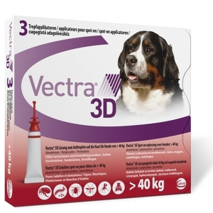 VECTRA 3D +40 kg/ 3 pipete
