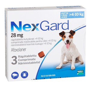 Nexgard M (4 - 10 kg), 3 comprimate