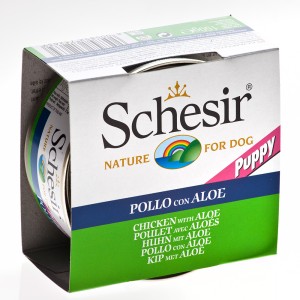 SCHESIR DOG JUNIOR PUI/ALOE 150GR.