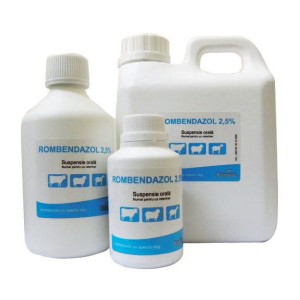 ROMBENDAZOL 2,5 % Suspensie orala 1 L