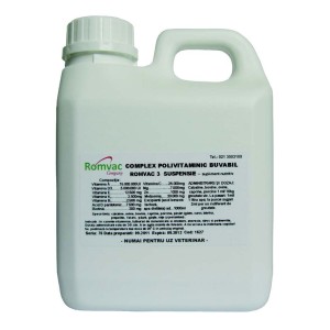 Complex Polivitaminic buvabil Romvac-3 50 ml