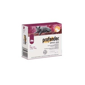 Profender Pisica L | Cutie 2 pipete pentru pisici 5 - 8 kg 