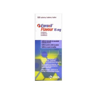 Enroxil Flavour 150 mg - 10 comprimate - antibiotic destinat cainilor si pisicilor